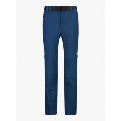 Spodnie chłopięce CMP Horizoni. Niebieskie spodnie materiałowe dla chłopców CMP, bez wzorów, sportowe, trekkingowe. Za 156.99 zł.