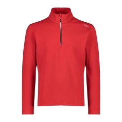 Bluza męska CMP 3G10747. Czerwone bluzy męskie CMP, m, bez wzorów, bez kaptura, trekkingowe. Za 239.99 zł.