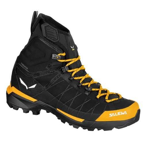 Buty trekkingowe Salewa Ortles Light ID Ptx. Czarne trekkingi męskie Salewa, na zimę, trekkingowe. Za 1,239.20 zł.