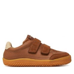 Sneakersy Vivo Barefoot. Brązowe trampki i tenisówki chłopięce Vivo Barefoot, bez wzorów, bez zapięcia. Za 269.99 zł.