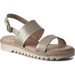Espadryle CAPRICE - 9-28615-38 Gold Metallic 943. Klapki damskie marki Caprice. W wyprzedaży za 179.00 zł.