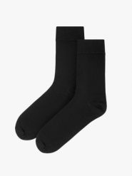 Czarne męskie skarpety bambusowe. Czarne skarpety męskie Ryłko, bez wzorów, z elastanu. Za 29.99 zł.