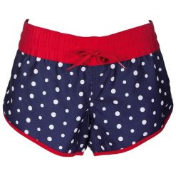 Spodenki kobiece Arena Dots Short. Niebieskie szorty sportowe damskie Arena, l, bez wzorów, z elastanu, sportowe, do pływania. Za 81.98 zł.