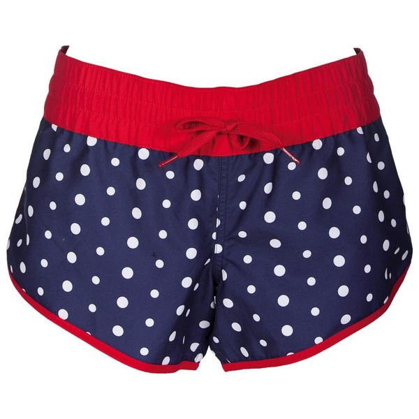 Spodenki kobiece Arena Dots Short. Niebieskie szorty sportowe damskie Arena, l, bez wzorów, z elastanu, sportowe, do pływania. Za 81.98 zł.