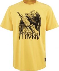 Thorn+Fit Koszulka T-shirt z krótkim rękawem THORN FIT Odin 2.0 mustard S. Żółte t-shirty męskie m, bez wzorów, bez kołnierzyka. Za 129.00 zł.