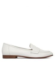 Caprice Lordsy 9-24200-44 Biały. Białe mokasyny damskie Caprice, ze skóry. Za 267.99 zł.