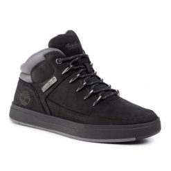 Sneakersy Timberland. Czarne trampki i tenisówki chłopięce Timberland, bez wzorów, bez zapięcia. Za 399.99 zł.