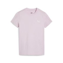 Koszulka damska HER PUMA Grape Mist Purple. Fioletowe koszulki sportowe damskie Puma, xs, bez wzorów, z gumy, bez kołnierzyka, bez ramiączek, na jogę i pilates. Za 79.99 zł.