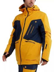 Kurtka narciarska męska Decatur Jacket. Niebieskie kurtki snowboardowe męskie Fundango, m, bez wzorów, z materiału, długie, z kapturem, narciarskie. Za 799.90 zł.