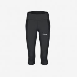 Legginsy 3/4 damskie POWER. Czarne legginsy sportowe damskie Head, m, bez wzorów, tenisowe. W wyprzedaży za 210.00 zł.