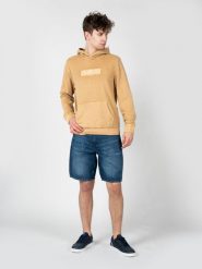 Guess Bluza "Harvey" | X3GQ05KBRM0 | Mężczyzna | Beżowy. Brązowe bluzy męskie Guess, m, z aplikacjami, z bawełny, bez kaptura. W wyprzedaży za 259.00 zł.