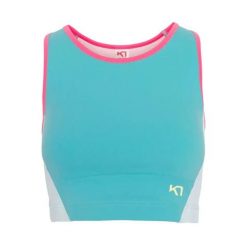 Biustonosz dla kobiet Kari Traa Linnea. Niebieskie obuwie sportowe damskie Kari Traa, bez wzorów, na fitness i siłownię. Za 270.00 zł.