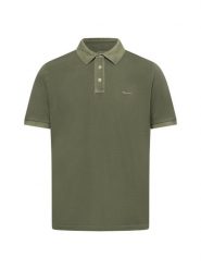 Gant Męska koszulka polo piqué Mężczyźni Bawełna zielony jednolity, XXL. Zielone koszulki polo męskie GANT, m, bez wzorów, z bawełny, eleganckie, bez ramiączek. Za 499.95 zł.