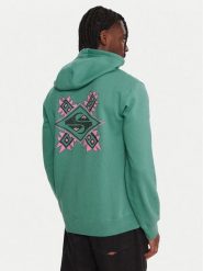 Quiksilver Bluza Graphic EQYFT05131 Zielony Regular Fit. Zielone bluzy męskie Quiksilver, l, bez wzorów, z bawełny, bez kaptura. Za 269.99 zł.
