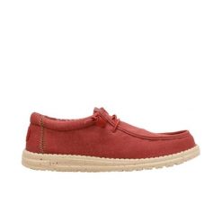 HeyDude Męskie Mokasyny Wally Stretch Canvas. Brązowe mokasyny męskie Hey dude, z materiału. Za 242.90 zł.
