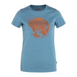 Koszulka trekkingowa damska Fjällräven Arctic Fox. Niebieskie koszulki sportowe damskie Fjällräven, xs, bez wzorów, bez kołnierzyka, bez ramiączek, trekkingowe. Za 231.90 zł.