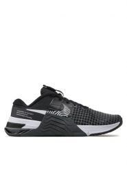 Nike Buty na siłownię Metcon 8 DO9327 001 Czarny. Czarne obuwie sportowe damskie Nike, bez wzorów, z materiału, na fitness i siłownię. Za 499.99 zł.