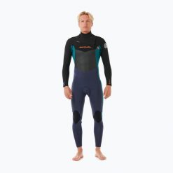 Pianka do pływania męska Rip Curl Dawn Patrol 4/3 mm Chest Zip purple night. Niebieskie buty sportowe męskie Rip Curl, bez zapięcia, rowerowe. Za 1,139.00 zł.
