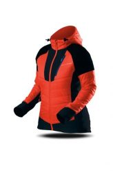 Kurtka Trimm CONTRA. Czerwone kurtki damskie TRIMM, na wiosnę, l, bez wzorów, z materiału, z kapturem, do biegania. Za 500.00 zł.