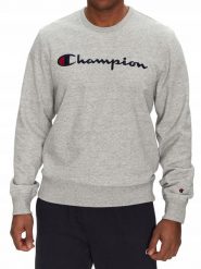 BLUZA męska CHAMPION 220727-EM021 bez kaptura szara sportowa bawełniana XXL. Szare bluzy męskie Champion, m, bez wzorów, z bawełny, bez kaptura. Za 229.00 zł.