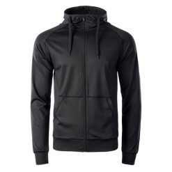 Bluza z kapturem i zamkiem błyskawicznym Martes Akos. Czarne bluzy męskie MARTES, m, bez wzorów, z elastanu, z kapturem, na fitness i siłownię. Za 119.05 zł.