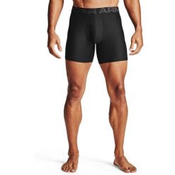 Men's UA Tech™ 6" Boxerjock® – 2-Pack Czarny S. Czarne bokserki męskie Under Armour, m, bez wzorów. W wyprzedaży za 120.50 zł.