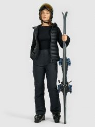 4F Spodnie narciarskie z szelkami membrana Dermizax 20000 damskie - czarne XS. Czarne spodnie materiałowe damskie 4f, xs, bez wzorów, z materiału. Za 799.99 zł.