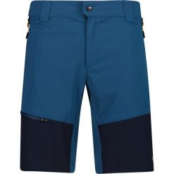 Bermudy trekkingowe CMP Ripstop. Niebieskie szorty męskie CMP, l, bez wzorów, z materiału. Za 239.00 zł.