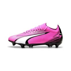 Buty piłkarskie Puma Ultra Match MxSG. Białe buty sportowe męskie Puma, z syntetyku, bez zapięcia, do piłki nożnej. Za 350.10 zł.