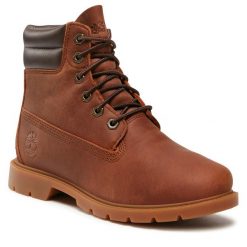 Trapery Timberland. Brązowe kozaki damskie Timberland. Za 649.99 zł.