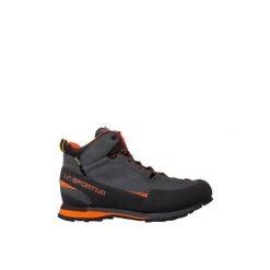 Buty trekkingowe męskie Boulder X Mid. Brązowe trekkingi męskie La Sportiva, trekkingowe, gore-tex. Za 846.84 zł.
