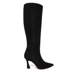 Kozaki Stuart Weitzman. Czarne kozaki damskie Stuart Weitzman, bez obcasa, na szpilce. Za 3,669.00 zł.