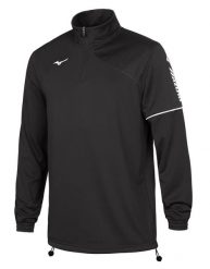 Bluza Mizuno Team sendai. Czarne bluzy męskie Mizuno, m, bez wzorów, z materiału, bez kaptura. Za 158.50 zł.