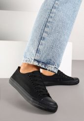 Czarne Lekkie Trampki Vices Przed Kostkę Elletri. Czarne trampki i tenisówki damskie Born2be, bez wzorów, z jeansu, eleganckie, przed kostkę, bez zapięcia. Za 44.99 zł.