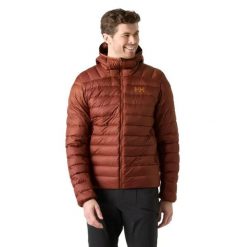 Bluza z kapturem Helly Hansen Verglas. Brązowe bluzy męskie Helly Hansen, m, bez wzorów, z materiału, z kapturem. Za 1,066.50 zł.