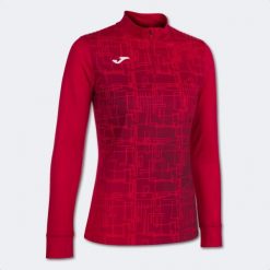 Bluza do biegania damska Joma Elite VIII. Czerwone bluzy sportowe damskie Joma, xs, bez wzorów, bez kaptura, do biegania. W wyprzedaży za 127.30 zł.
