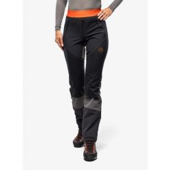 Spodnie skiturowe damskie La Sportiva Kyril Pant. Czarne spodnie materiałowe damskie La Sportiva, l, bez wzorów. Za 739.99 zł.