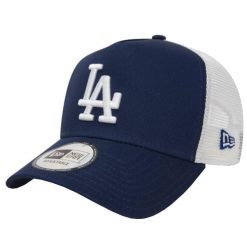 Czapka Trucker New Era MLB Los Angeles Dodgers. Białe czapki i kapelusze damskie New Era, bez wzorów, sportowe. Za 119.99 zł.