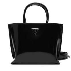 Torebka Guess. Czarne torebki do ręki damskie Guess, z aplikacjami, klasyczne, bez dodatków. Za 589.99 zł.
