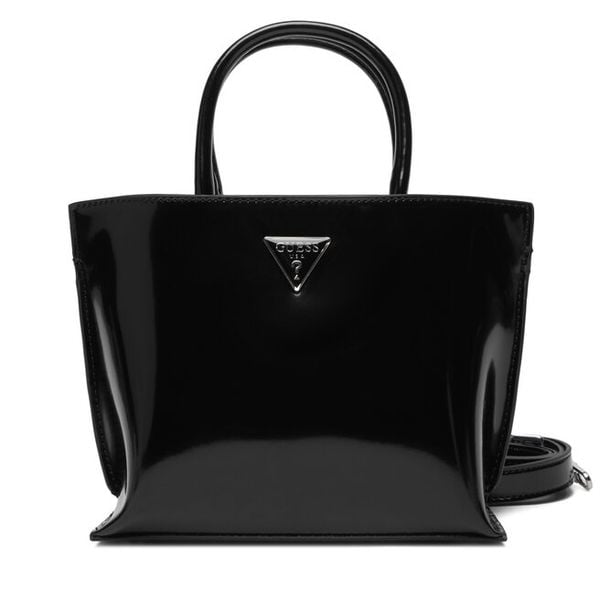 Torebka Guess. Czarne torebki do ręki damskie Guess, z aplikacjami, klasyczne, bez dodatków. Za 589.99 zł.