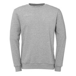 Bluza Uhlsport Essential. Czarne bluzy sportowe męskie Uhlsport, bez wzorów, prążkowane, bez kaptura, do piłki nożnej. Za 212.50 zł.
