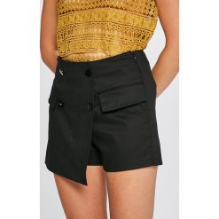 Answear - Szorty Stripes Vibes. Brązowe szorty damskie ANSWEAR, z bawełny, casualowe. W wyprzedaży za 49.90 zł.