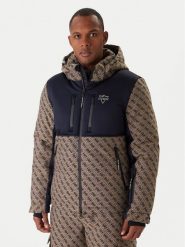 Guess Kurtka narciarska M5BL0N WF182 Beżowy Regular Fit. Brązowe kurtki snowboardowe męskie Guess, m, z aplikacjami, z syntetyku, bez kaptura, narciarskie. Za 1,739.00 zł.