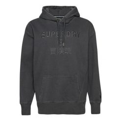 Bluza sportowa damska Superdry Code CL Garment Dye Os Hood. Szare bluzy damskie Superdry., l, bez wzorów, z bawełny, bez kaptura. Za 189.49 zł.