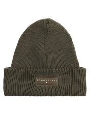 Tommy Jeans Czapka Tjm Linear Beanie AM0AM13666 Zielony. Zielone rękawiczki męskie Tommy Jeans, na zimę, bez wzorów, z bawełny. Za 129.99 zł.