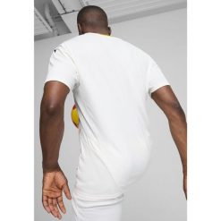 Męska koszulka RC Lens 24/25 PUMA White Pelé Yellow. Białe koszulki sportowe męskie Puma, m, bez wzorów, ze lnu, bez kołnierzyka, bez ramiączek, do piłki nożnej. Za 449.00 zł.