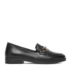 Loafersy Rieker. Czarne mokasyny damskie Rieker. Za 359.99 zł.