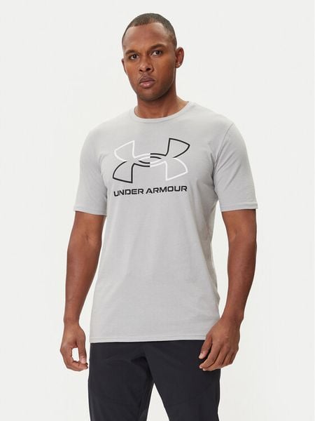 Under Armour T-Shirt Ua Gl Foundation Update Ss 1382915-011 Szary Loose Fit. Szare koszulki sportowe męskie Under Armour, m, bez wzorów, z syntetyku, sportowe, bez kołnierzyka. Za 99.99 zł.