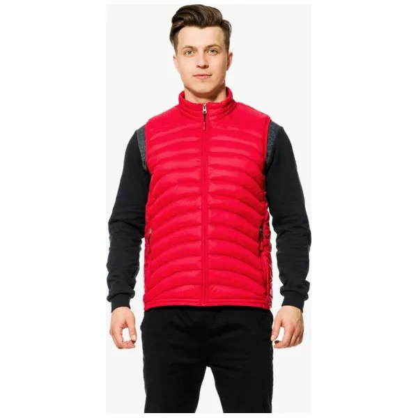 Lotto Bezrękawnik Ibis , czerwony, rozmiar L. Czerwone t-shirty męskie Lotto, l, bez wzorów, z materiału, bez kołnierzyka. W wyprzedaży za 99.99 zł.
