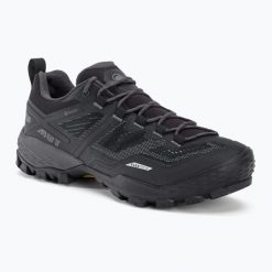 Buty trekkingowe męskie Mammut Ducan Low GTX. Czarne trekkingi męskie Mammut, trekkingowe, gore-tex. Za 804.30 zł.
